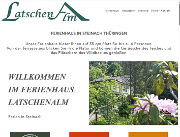 Latschenalm Ferienhaus Thüringen